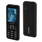 Сотовый телефон Maxvi K21, 2.4", 1.3 Мп, microSD, 2 sim, FM, фонарик, 1400 мАч, черный - фото 10353503