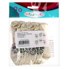 Шар латексный 12" «Пожелания с любовью», пастель, 2-сторонний, набор 25 шт., цвет белый - фото 52918271