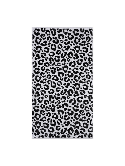 Полотенце махровое «Этель» Leopard, 70×130 см, 100% хлопок, 420 г/м², чёрно-белое