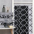 Полотенце махровое Этель Ornament, 70×130 см, 100% хлопок, 420 г/м², чёрно-белое - Фото 1