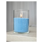 Свеча в гранулах, цвет синий «RosCandles», 300 г + фитиль - фото 6853412