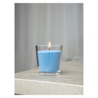 Свеча в гранулах, цвет синий «RosCandles», 300 г + фитиль - Фото 4