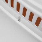 Переноска для животных, 47×32.5×30 см, вес до 9 кг, с металлической дверью, пластик, персиковая - Фото 11