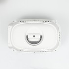 Переноска для животных, 47×32.5×30 см, вес до 9 кг, с металлической дверью, пластик, голубая - Фото 6