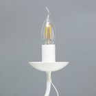 Настольная лампа "Герцогиня" 1х15Вт Е14 белая RISALUX - фото 22099129