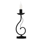 Настольная лампа "Герцогиня" 1х15Вт Е14 черная RISALUX - фото 22099143