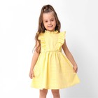 Платье детское с крылышками KAFTAN, размер 32 (110-116 см), цвет жёлтый - фото 1873040