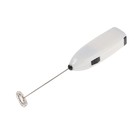 УЦЕНКА Мини-миксер для капучино Luazon LMR-07, от батареек 2хАА, белый - Фото 3