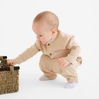 Комплект для мальчика (рубашка, брюки) MINAKU цвет бежевый, рост 68-74 9484398