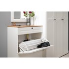 Тумба Остин 16.121, 800х416х993, Белый/Дуб Вотан - фото 22487019