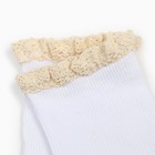 Носки женские MINAKU с рюшей цвет белый, р-р 36-39 (25-27 см) - Фото 2