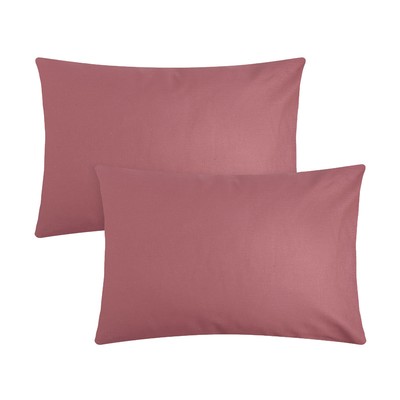 Комплект наволочек «Этель», 50×70 см, 2 шт., розовый, бязь, хлопок 100%