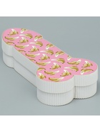 Коробка подарочная, кондитерская упаковка «Паттерн», 12 х 26 х 5 см - фото 22099555