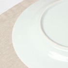 Тарелка фарфоровая «Майский букет», d=24 см, белая - Фото 3