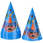 Набор бумажной посуды, на 6 персон "С днем рождения!", Монстр - фото 24588519