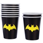 Набор бумажной посуды, на 6 персон "С Днем Рождения", Супергерои - фото 24518158