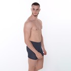 Трусы мужские боксеры, цвет чёрный/звёздочки, размер 56 - фото 46318897