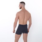 Трусы мужские боксеры, цвет чёрный/звёздочки, размер 56 - фото 46318899