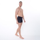 Трусы мужские боксеры, цвет чёрный/геометрия, размер 48 - фото 35253096