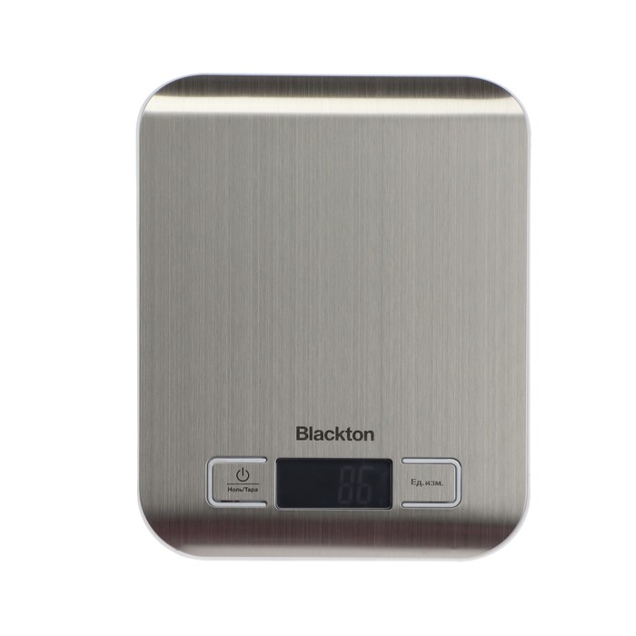 Весы кухонные Blackton Bt KS1009, электронные, до 5 кг, серебристые