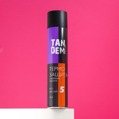 Лак TANDEM «термозащита», сильная фиксация, 360 мл