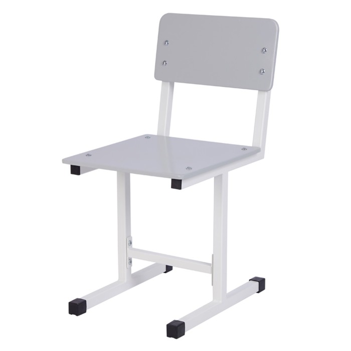 Стул Polini kids City S «Ученик», 4 группа, цвет белый/серый - Фото 1