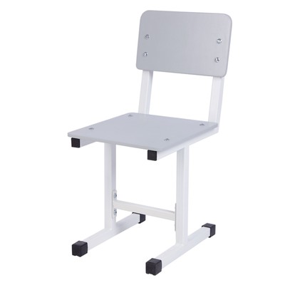 Стул школьный Polini kids City S «Ученик», 3 группа, цвет белый/серый