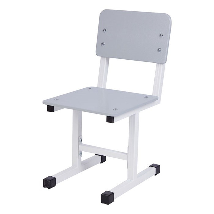 Стул школьный Polini kids City S «Ученик», 2 группа, цвет белый/серый - Фото 1