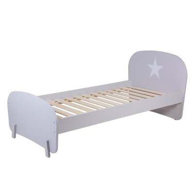 Кровать детская Polini kids Mirum 1910, 900×1900 мм, цвет серый