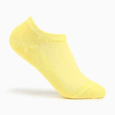 Носки женские, цвет жёлтый, размер 25-27