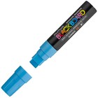 Маркер меловой MunHwa "Black Board Jumbo" голубой, 15мм, водная основа - фото 293992489