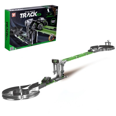 УЦЕНКА Автотрек «Крутой вираж», с машинкой - перевертышем, работает от батареек