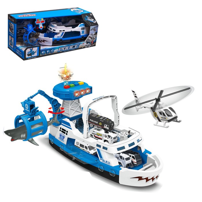 УЦЕНКА Парковка «Полицейский катер», свет и звук - Фото 1