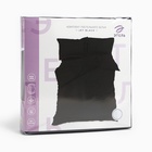 Постельное бельё Этель 1,5 сп "Jet black" 143х215, 150х215, 50х70+3-2 шт, мако-сатин, 114г/м2 - фото 14650586