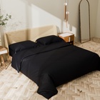 Постельное бельё Этель 2 сп "Jet black" 175х215, 200х215, 50х70+3-2 шт, мако-сатин, 114г/м2 - Фото 4