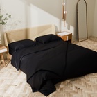 Постельное бельё Этель дуэт "Jet black" 143х215-2шт, 215х240, 50х70+3-2 шт, мако-сатин, 114г/м2 - Фото 5