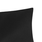Наволочка Этель "Jet black" 70х70, 100% хлопок, мако-сатин, 114г/м2 - фото 12876496
