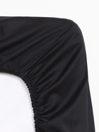 Простыня на резинке "Jet black" 180х200х25 см, цвет чёрный, 100% хлопок, мако-сатин, 114г/м2 - Фото 5