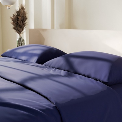 Постельное бельё дуэт «Этель. Синяя пыль», поплин