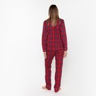 Комплект домашний женский (фуфайка/брюки), цвет красный, размер 50 - Фото 9