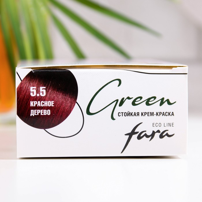 Краска для волос FARA Eco Line Green 5.5 красное дерево, 125 г 33956