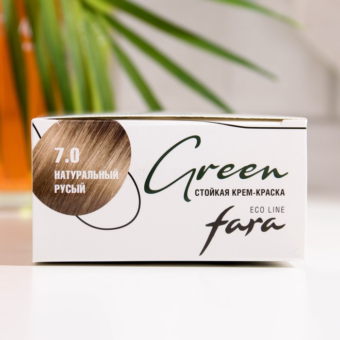 Краска для волос FARA Eco Line Green 7.0 натуральный русый, 125 г 33959