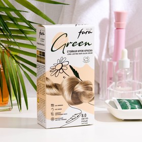 Краска для волос FARA Eco Line Green 8.0 светло-русый, 125 г