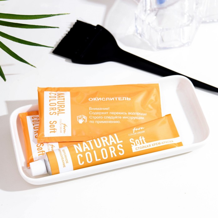 Краска для волос FARA Natural Colors Soft 303 темный каштан, 116 г 33971