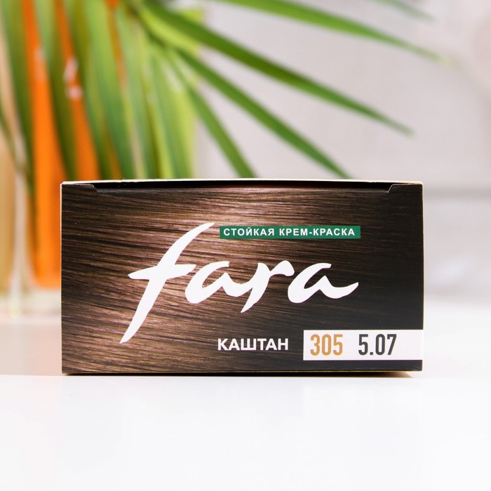 Краска для волос FARA Natural Colors Soft 305 каштан, 116 г 33973