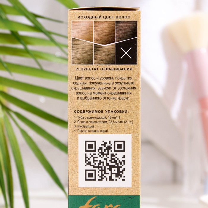 Краска для волос FARA Natural Colors Soft 307 лесной орех, 116 г 33975