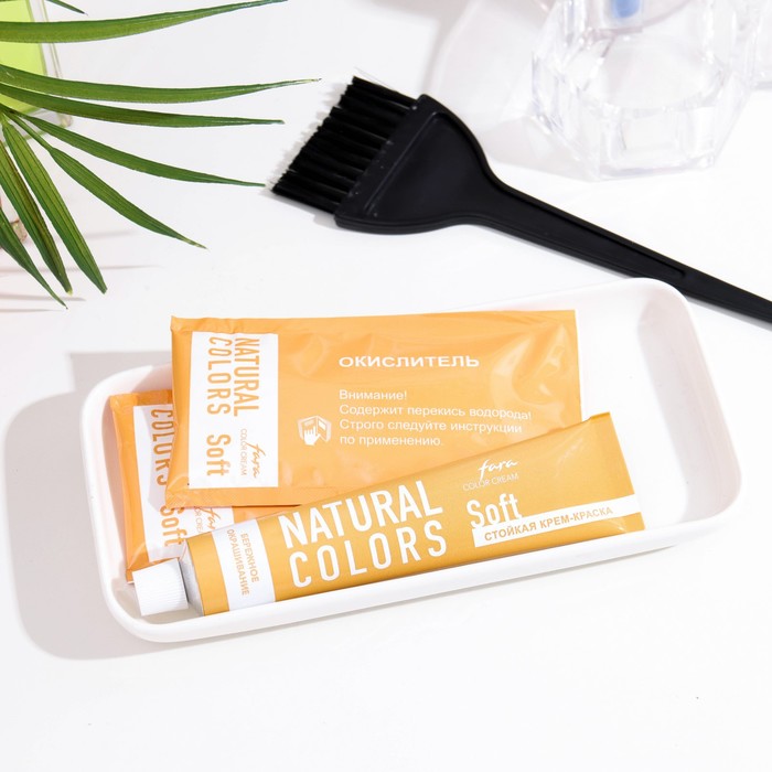 Краска для волос FARA Natural Colors Soft 328 гранат, 116 г 33981
