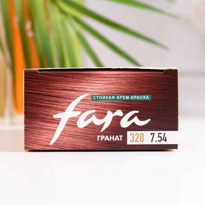 Краска для волос FARA Natural Colors Soft 328 гранат, 116 г 33981