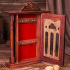 Ключница "Замок" дерево 29х22х6,5 см - Фото 4