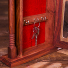 Ключница "Замок" дерево 29х22х6,5 см - Фото 5